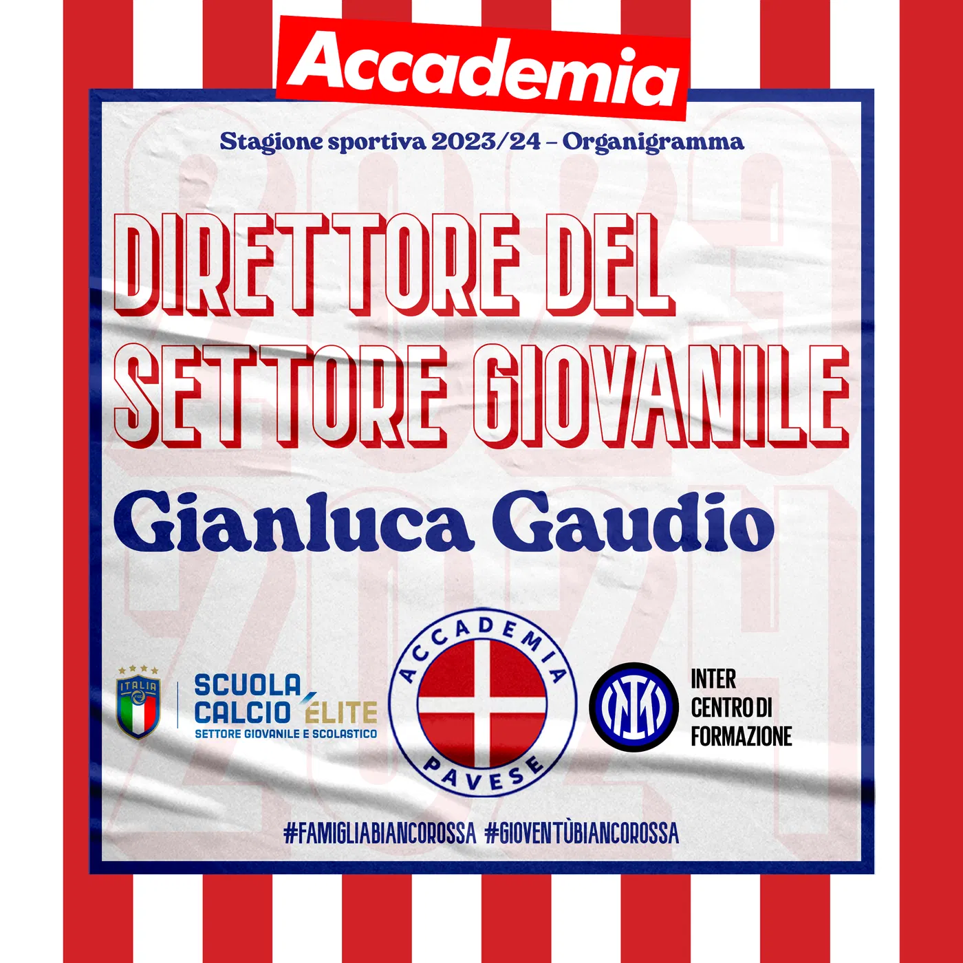 Accademia Pavese: La presentazione del direttore del settore giovanile — 2023