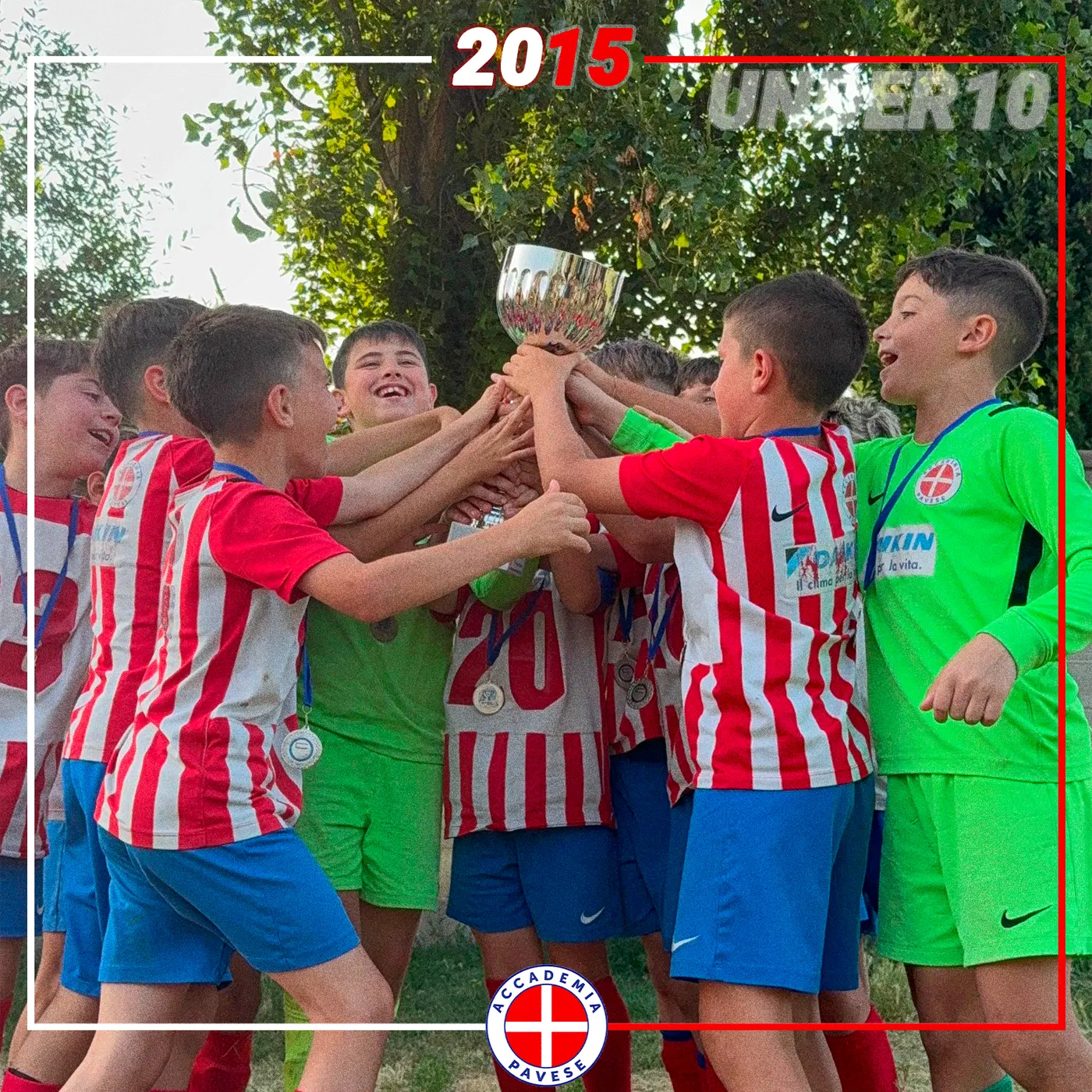 Accademia Pavese: Under 10, festa con la coppa — 2025